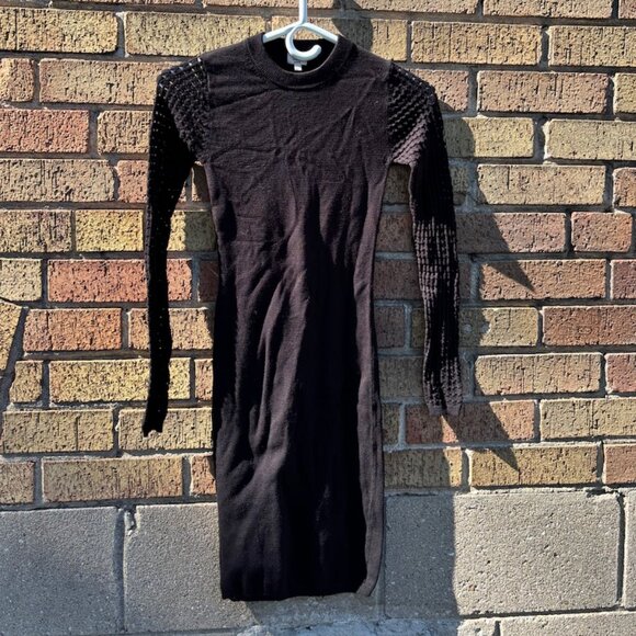 Wilfred Black Knit Dress – Italian Yarn (XXS) - Picture 2 of 2
